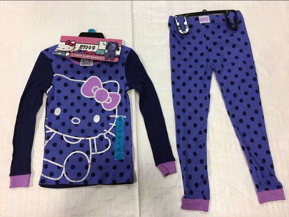 Komar Kids 4 Piece Cotton Pajama Set Pants Shorts T-Shirts - Picture 15 of 19