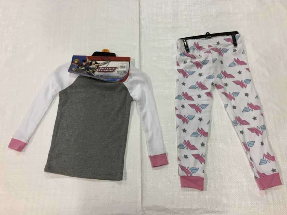 Komar Kids 4 Piece Cotton Pajama Set Pants Shorts T-Shirts - Picture 13 of 19