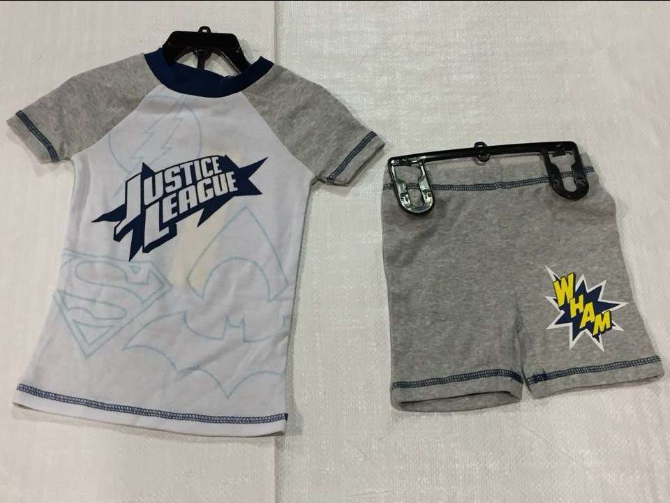 Komar Kids 4 Piece Cotton Pajama Set Pants Shorts T-Shirts - Picture 10 of 19
