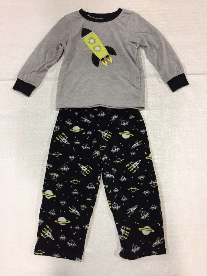 Carter's Kid's 2 Piece Fleece Pajamas Top and Pants Set