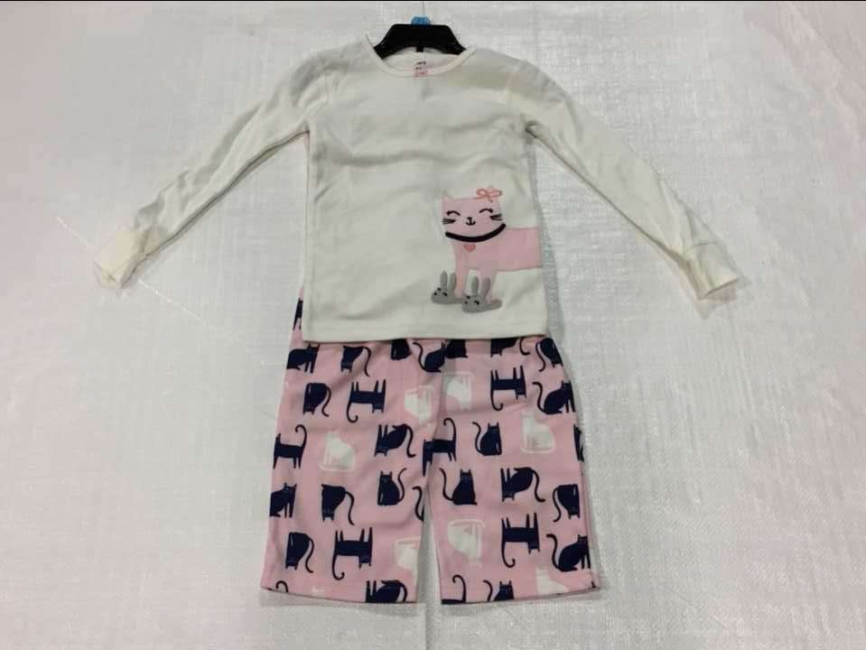 Carter's Kid's 2 Piece Fleece Pajamas Top and Pants Set