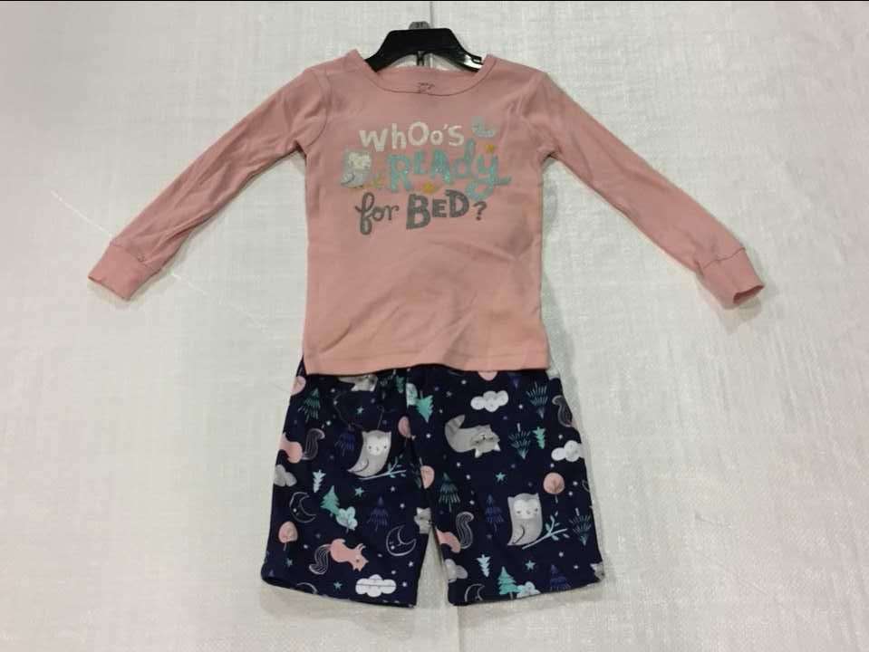 Carter's Kid's 2 Piece Fleece Pajamas Top and Pants Set