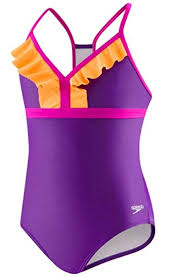Speedo Girls 1 Piece Swimsuit Flowers - Picture 6 of 7