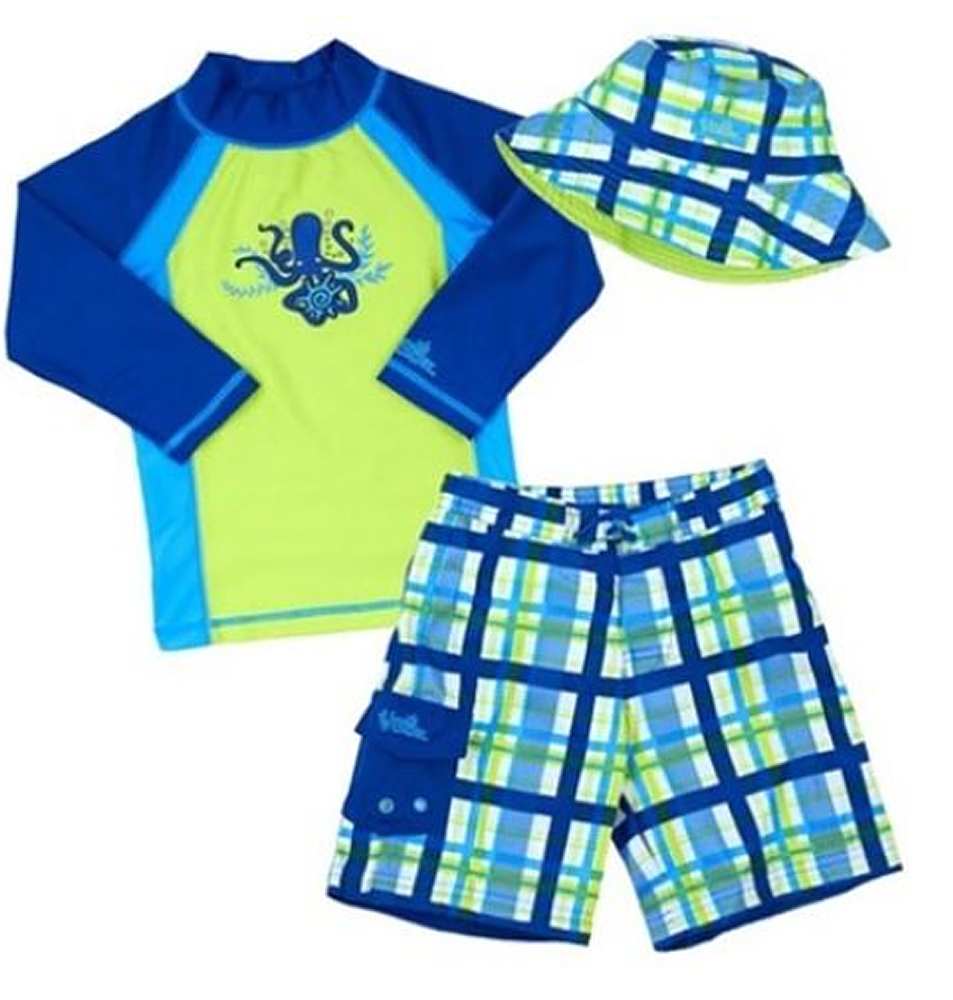 UV Skinz Kids 3-piece Swim Set, UPF 50+ Sun Protection - Picture 3 of 3