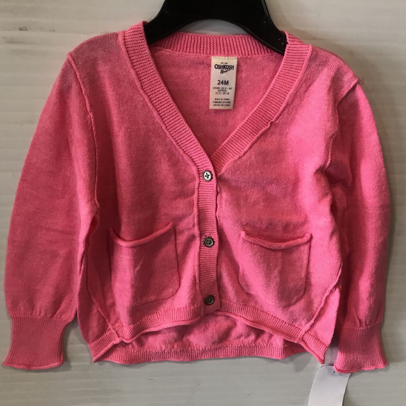 BABYBGOSH Girls Long Sleeve Sweatshirt With Pocket - Picture 4 of 4