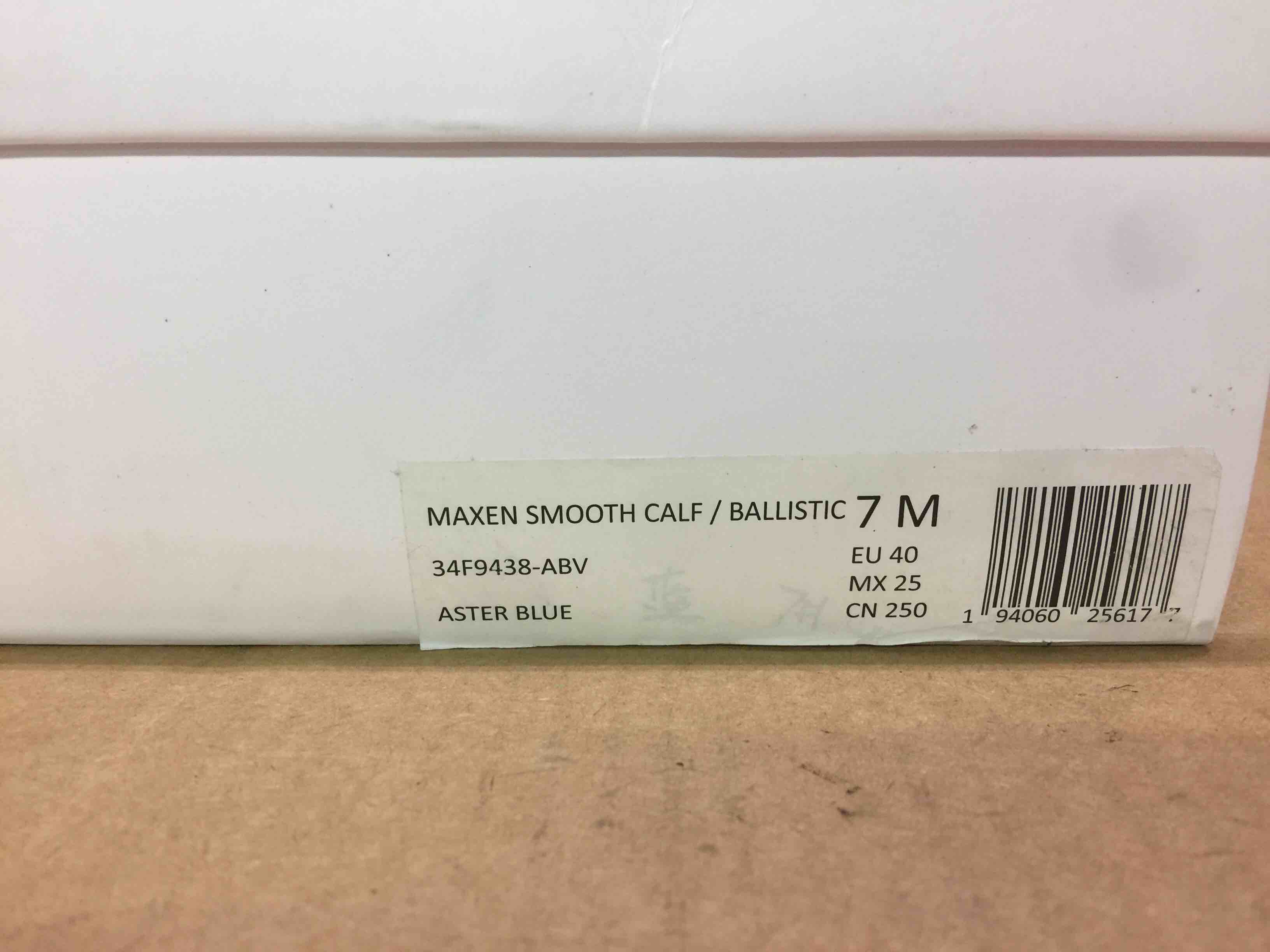 New without box! Calvin Klein Men's Maxen Smooth Calf Ballistic Sneakers Blue 7